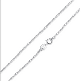 BAMOER Classic Basic Chain 100% 925 Sterling Silver Lobster Clasp Adjustable Necklace Chain Fashion Jewelry SCA009-45