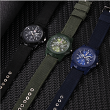 Quartz canvas luminous Military Watch