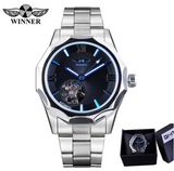 Men's fashion, leisure and retro automatic mechanical watch