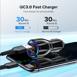 Universal 18W Car Charger Quick Charge 3.0 Dual 3.1A USB Fast Charging