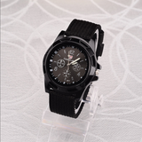 Quartz canvas luminous Military Watch