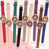 Women Watches Bracelet set Starry Sky Ladies Bracelet Watch Casual Leather Quartz Wristwatch Clock Relogio Feminino