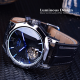 Men's fashion, leisure and retro automatic mechanical watch