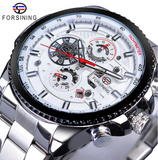 Pop up large dial multi-function fully automatic hollow mechanical watch