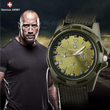 Quartz canvas luminous Military Watch