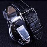 Men's fashionable leisure heart-shaped triangle automatic mechanical watch