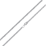 BAMOER Classic Basic Chain 100% 925 Sterling Silver Lobster Clasp Adjustable Necklace Chain Fashion Jewelry SCA009-45