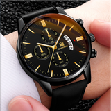 Men's calendar quartz watch