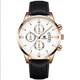 Men's calendar quartz watch