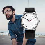 High end calendar fashion business quartz watch