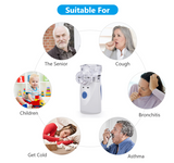 Portable aerosol inhalation humidifier for allergic rhinitis asthma spray