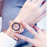 Women Watches Bracelet set Starry Sky Ladies Bracelet Watch Casual Leather Quartz Wristwatch Clock Relogio Feminino