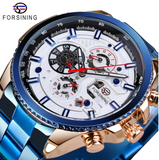 Pop up large dial multi-function fully automatic hollow mechanical watch