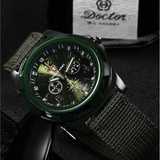 Quartz canvas luminous Military Watch