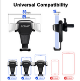 Gravity Car Phone Holder Air Vent Clip Mount No Magnetic Universal Mobile Support GPS Stand For iPhone