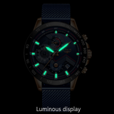 Multifunctional business sports leisure fashion waterproof quartz watch