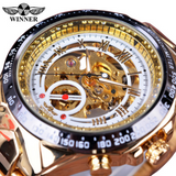 Men's high-grade hollow full-automatic mechanical steel band Watch